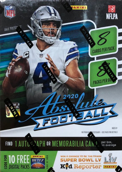 2020 Panini Absolute Football Blaster Box