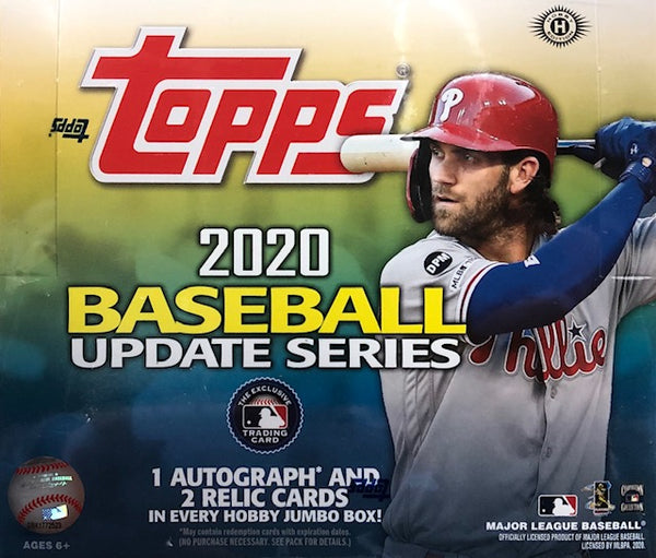 2020 Topps Baseball Update Series Jumbo Hobby Box