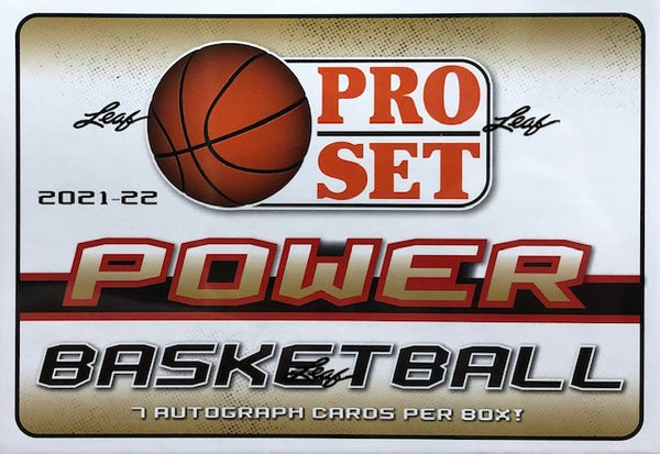 2021-22 Leaf Pro Set Power Basketball Hobby Box