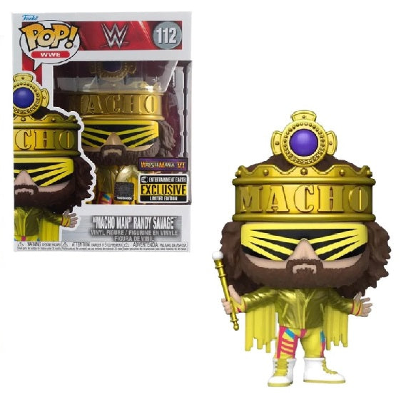 Funko Pop WWE "Macho Man" Randy Savage Entertainment Earth Exclusive Figure