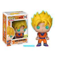 Funko Pop Dragonball Z Super Saiyan Goku Glow In The Dark Entertainment Earth Exclusive Figure