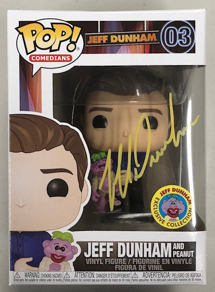 Funko Pop Comedian Jeff Dunham Exclusive Signed Autographed Pop Figure