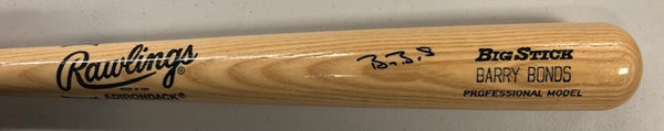 Big Stick Barry Bonds Professional Model Signed Autographed Full Size Baseball Bat