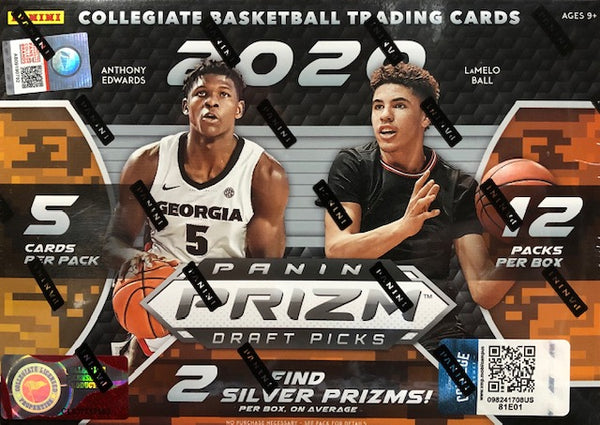 2020-21 Panini Prizm Collegiate Draft Picks Basketball Mega Box