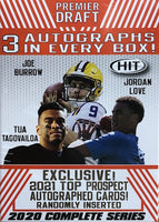 2020 Sage Hit Premier Draft Football Blaster Box with 3 AUTOS!