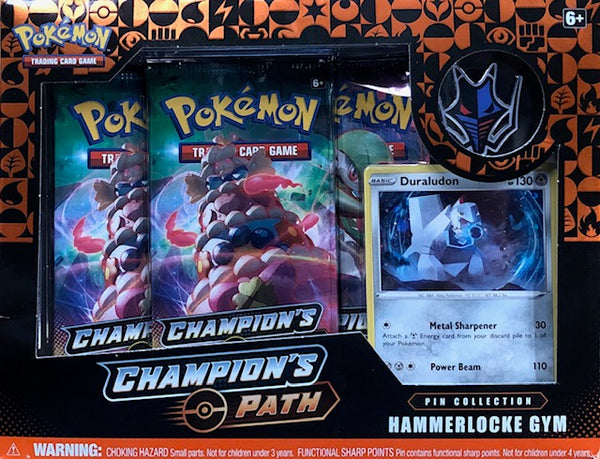 pokemon champion's path card set Pokmon TCG: Pin Collection: Spikemuth Gym 2 foil promo cards Pokemon Champions PathMaster Set Starter