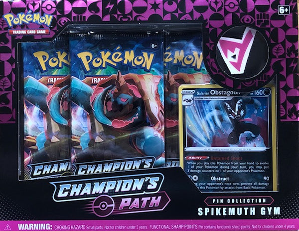 Pokemon Champions Path Pin Collection SpikeMuth Gym