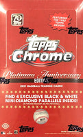 2021 Topps Chrome Baseball Platinum Anniversary Lite Hobby Box
