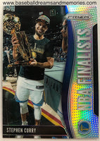 2019-20 Panini Prizm Stephen Curry NBA Finalist Silver Card