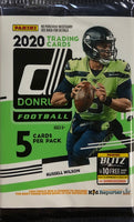 2020 Panini Donruss Football Retail Pack With Exclusive Press Proof Yellow