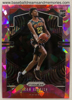 2019-20 Panini Prizm Cam Reddish Pink Ice Rookie Card