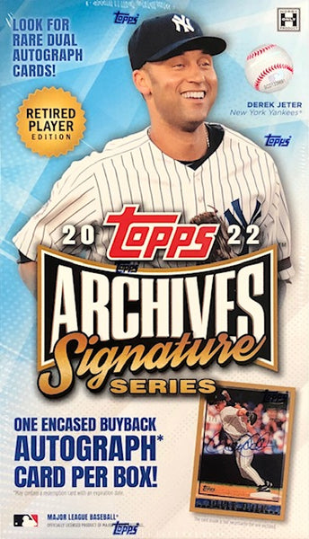 2022 Topps Archives Signature Series Baseball Retired Edition Hobby Box