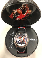 Michael Jordan Watch Inside Mini Wilson Basketball Display