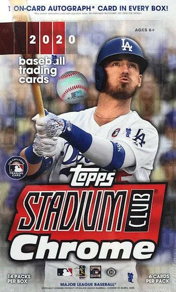 2020 Topps Stadium Club Chrome Baseball Hobby Box