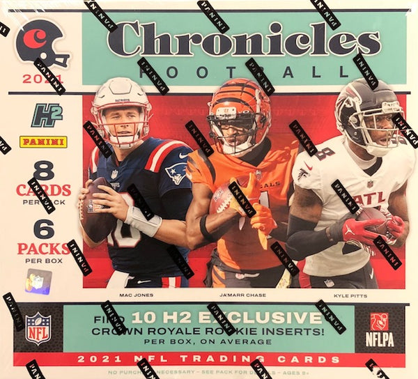 2021 Panini Chronicles Football Hybrid H2 Hobby Box