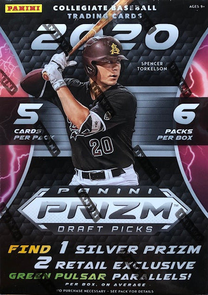 2020 Panini Prizm Draft Picks Baseball Blaster Box