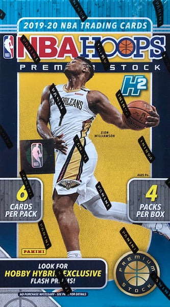 2019-20 Panini NBA Hoops Premium Stock Basketball Hybrid Hobby Box