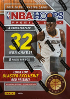 2019-20 Panini NBA Hoops Premium Stock Basketball Blaster Box