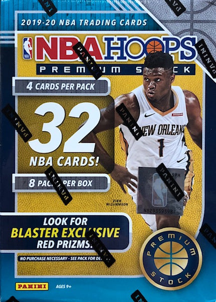 2019-20 Panini NBA Hoops Premium Stock Basketball Blaster Box