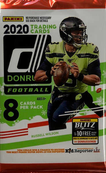 2020 Panini Donruss Football Holiday Retail Pack