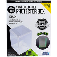 Funko Pop Vinyl Collectible Collapsible Glow-in-the-Dark Protector Box 10-Pack