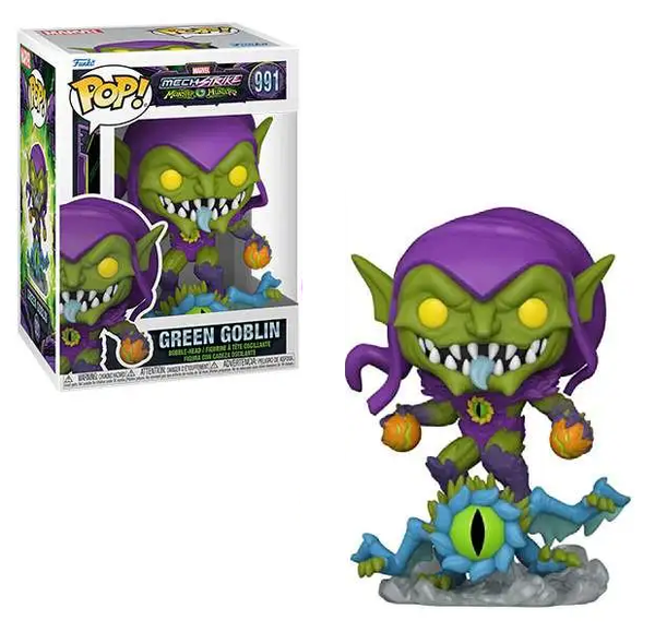 Funko Pop Marvel Mech Strike Monster Hunters Green Goblin Figure