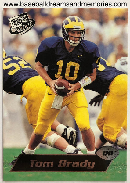 2000 Press Pass Tom Brady Rookie Card