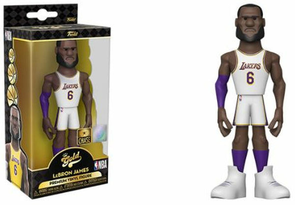 Funko Gold Los Angeles Lakers Lebron James 6” Premium Vinyl CHASE Figure