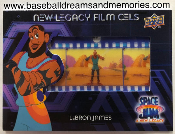 2021 Upper Deck Space Jam New Legacy Lebron James Film Cel Card