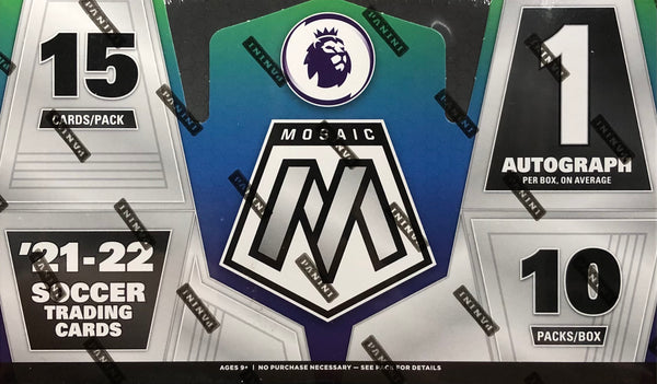 2021-22 Panini Mosaic Premier League Soccer Hobby Box