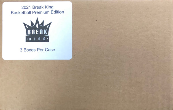2021 Break King Basketball Premium Edition Hobby Box Case