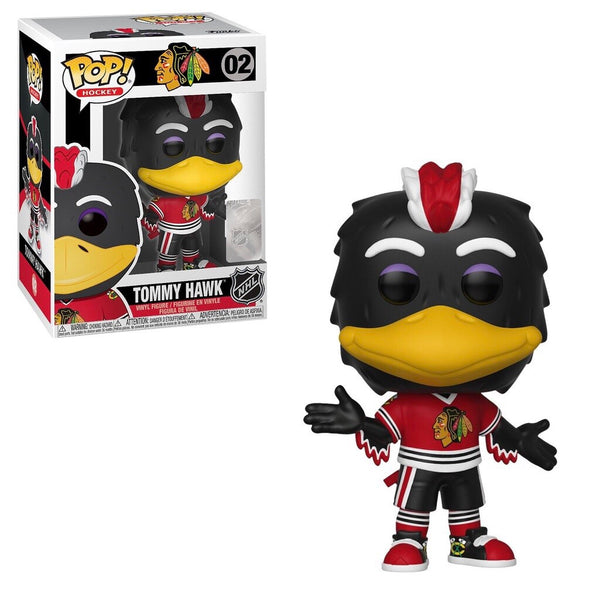 Funko Pop Chicago Blackhawks Tommy Hawk Mascot Figure