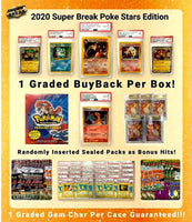 2020 Super Break Pokemon Poke Stars Buyback Edition Box