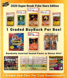 2020 Super Break Pokemon Poke Stars Buyback Edition Box