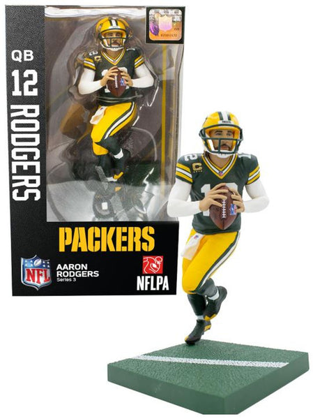 Aaron Rodgers (Green Bay Packers) Imports Dragon NFL 6" Figure Series 3