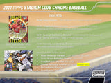 2022 Topps Stadium Club Chrome Baseball Hobby Box