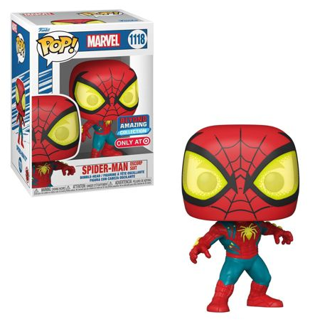 Funko Pop Marvel Spider-Man Beyond Amazing Oscorp Suit Target Exclusive Figure