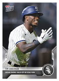 2021 Topps Now Tim Anderson Field of Dreams Card "DREAM ENDING: WALK OFF HR SEALS WIN"