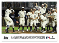 2021 Topps Now Tim Anderson Field of Dreams Card "DREAM ENDING: WALK OFF HR SEALS WIN"