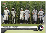 2021 Topps Now Field of Dreams Card YANKEES & WHITE SOX PLAY 1ST MLB AT FIELD OF DREAMS GAME