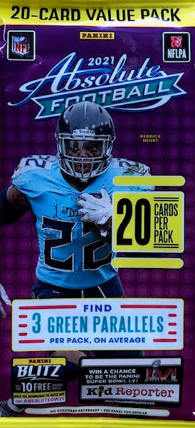 2021 Panini Absolute Football Value Pack